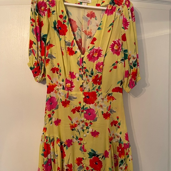 NWOT YUMI KIM Golden Hour Dress in Sunnyside Yellow - Picture 2 of 7